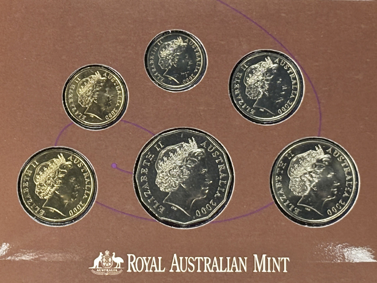 Australia] Mint set, 6 discs, 2000 [C-0000346] – ワールドコインズ