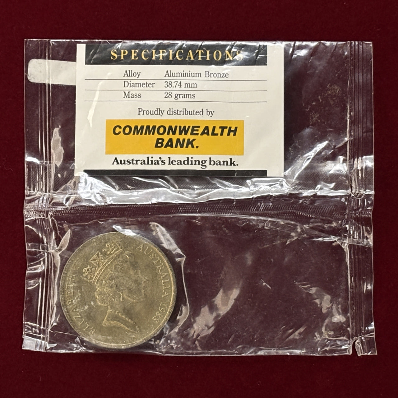 オーストラリア500ドルになります、 オーストラリア】5ドル アルミ青銅貨 1988［C-0000449］ – ワールド