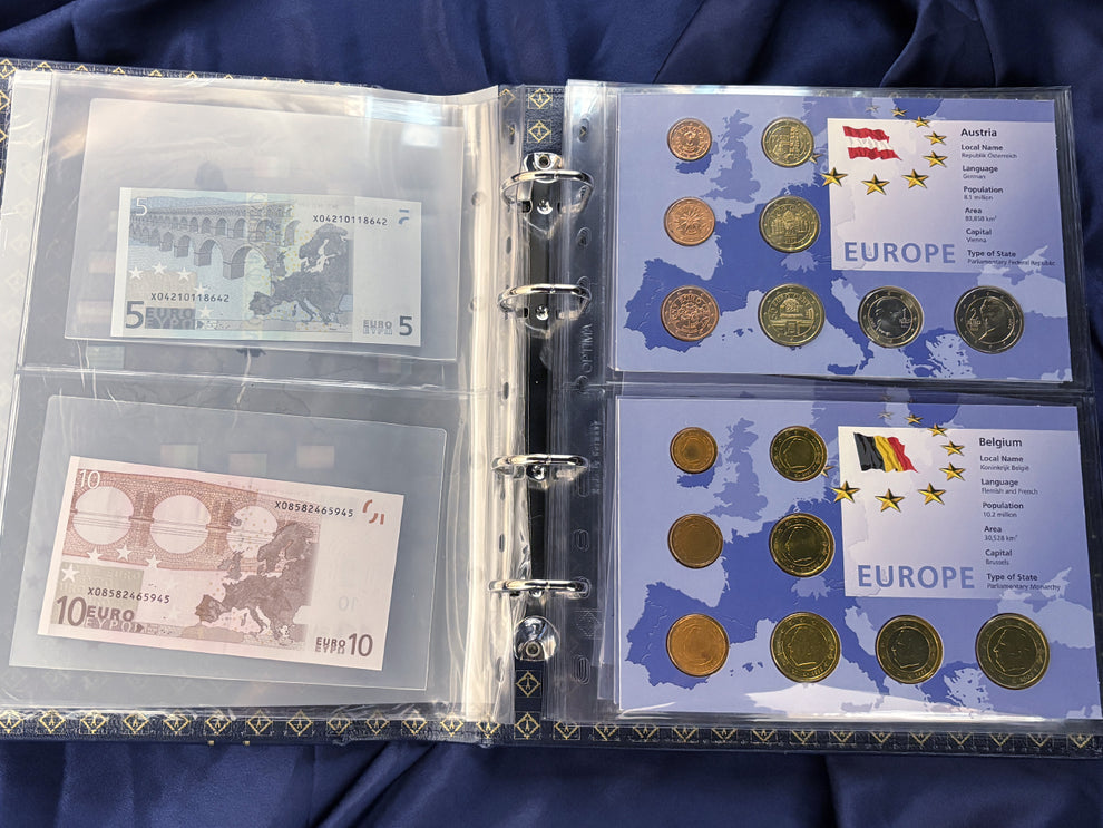 【EU12か国】The First Euro Coin Set ユーロコインセット 96枚組 2002[C-0000514] – ワールドコ ...