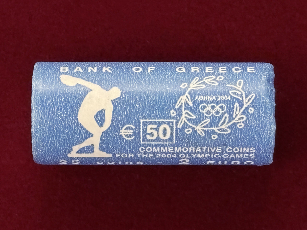 アテネオリンピック記念 ユーロ　ロール ギリシャ】2004年アテネオリンピック 2ユーロ ロール 2004［C-0000569