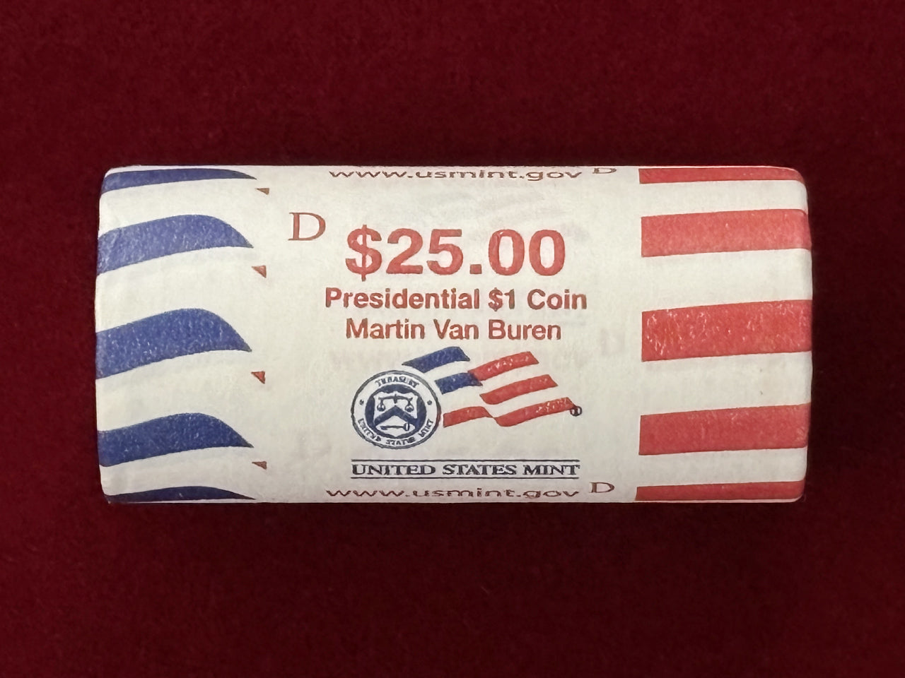 [USA] $1 Roll, 8th President Martin Van Buren, 2008P [C-0000583]