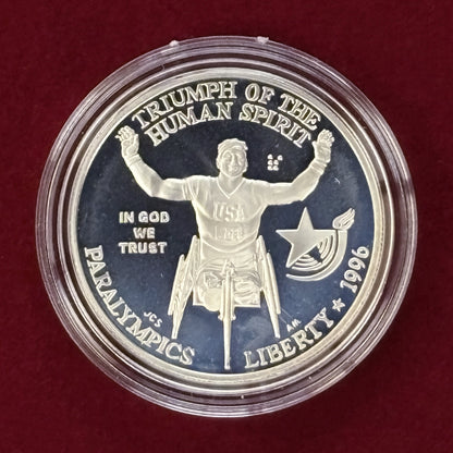 【アメリカ】アトランタオリンピック記念 プルーフセット 2枚組 1996［C-0000625］