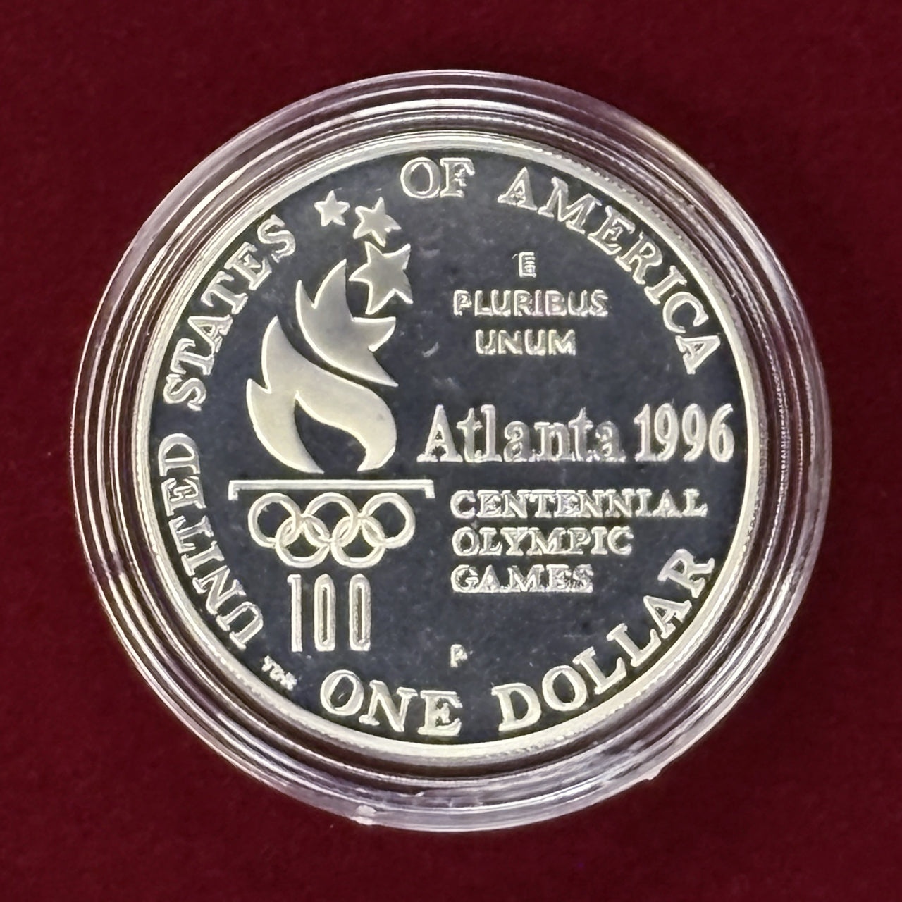【アメリカ】アトランタオリンピック記念 プルーフセット 2枚組 1996［C-0000625］
