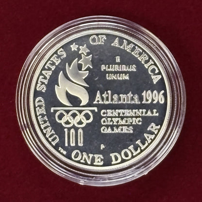 【アメリカ】アトランタオリンピック記念 プルーフセット 2枚組 1996［C-0000625］