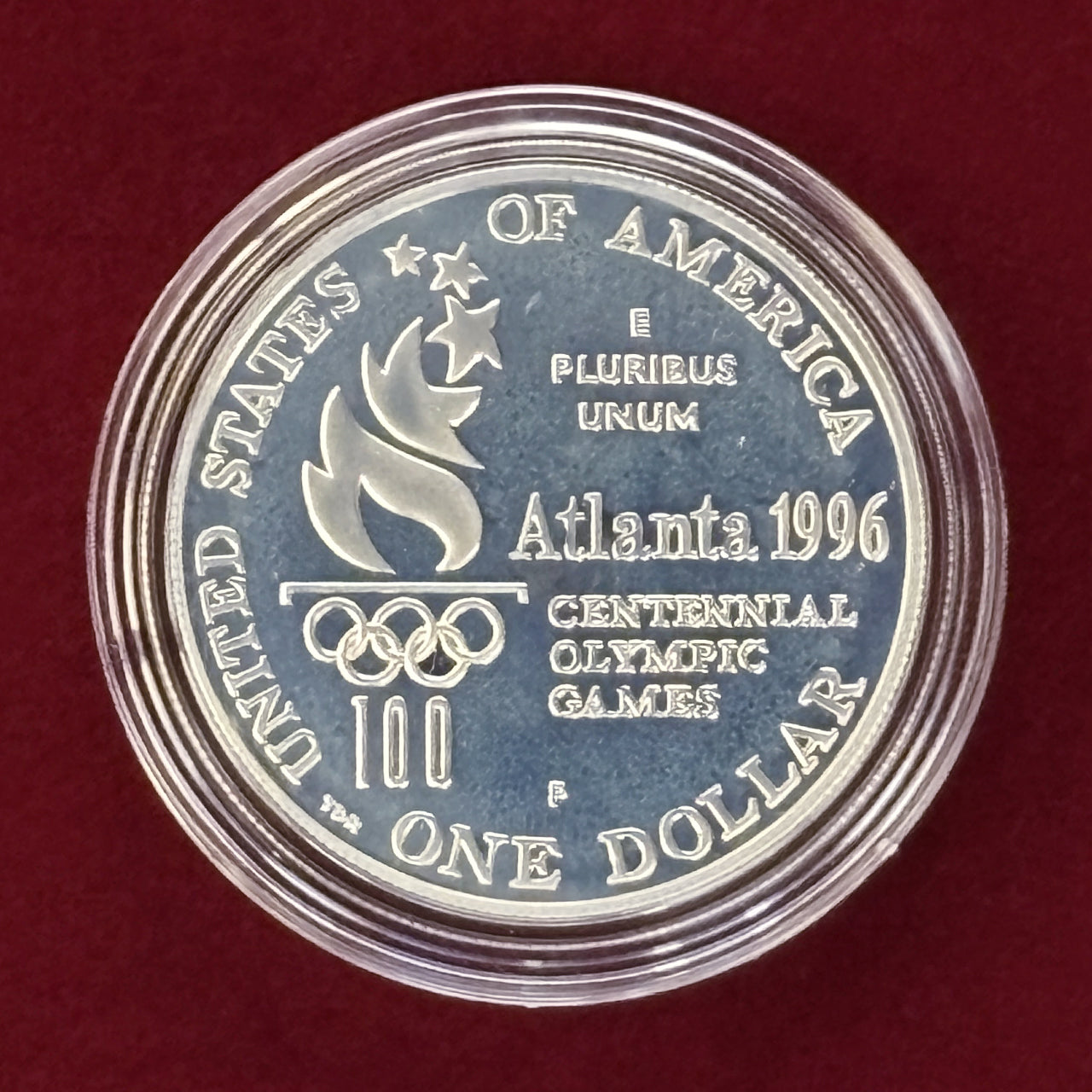 [USA] Atlanta Olympics Commemorative Proof Set, 2-piece set, 1996 [C-0000455]