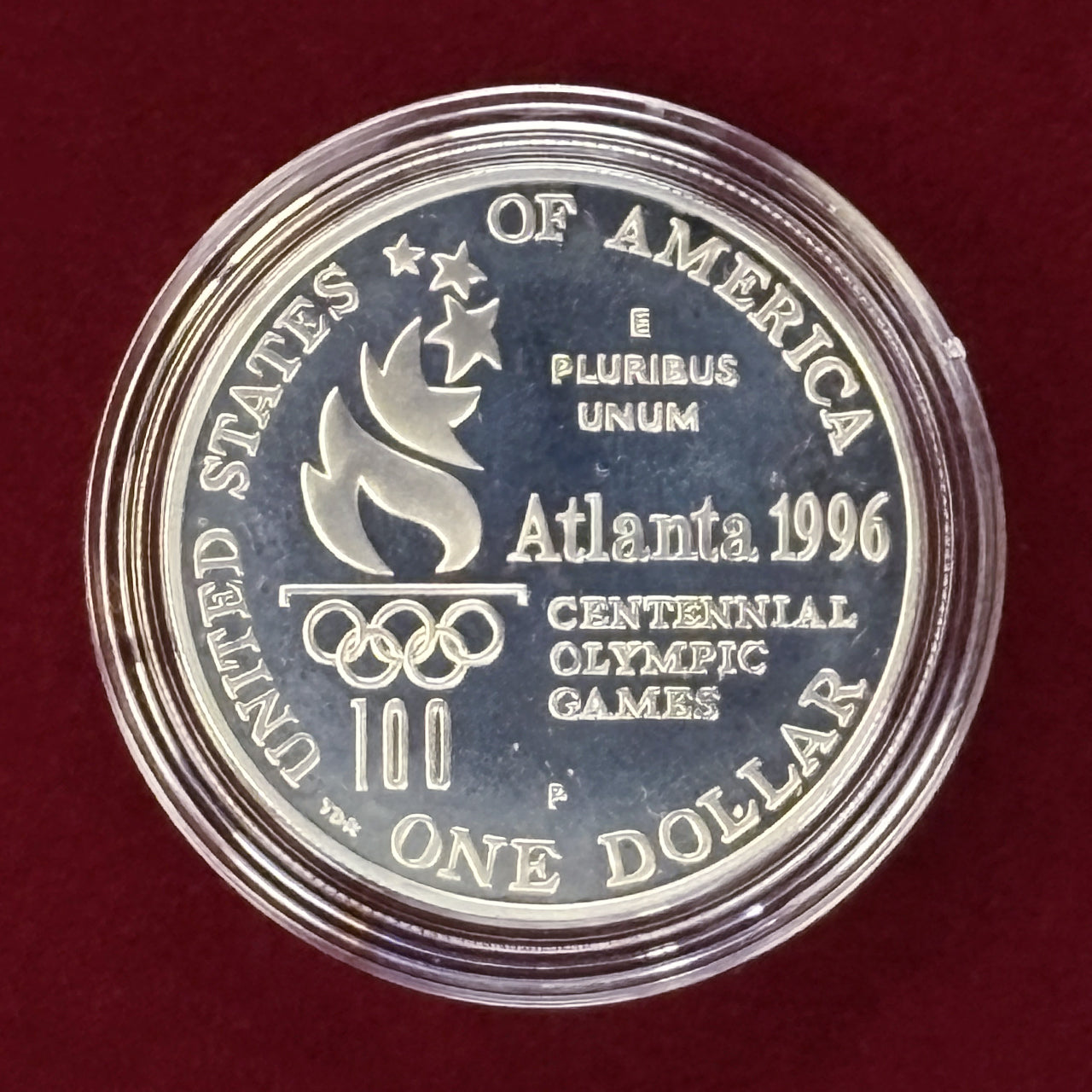 [USA] Atlanta Olympics Commemorative Proof Set, 2-piece set, 1996 [C-0000455]