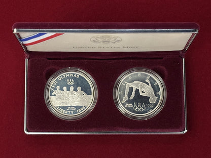 [USA] Atlanta Olympics Commemorative Proof Set, 2-piece set, 1996 [C-0000455]