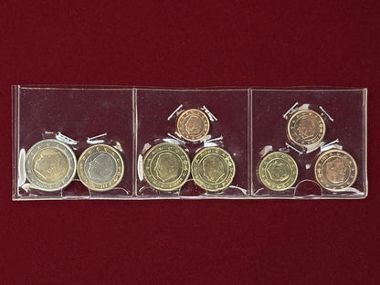 Belgium Euro Coin Set of 8, 1999-2000 [C-0000627]