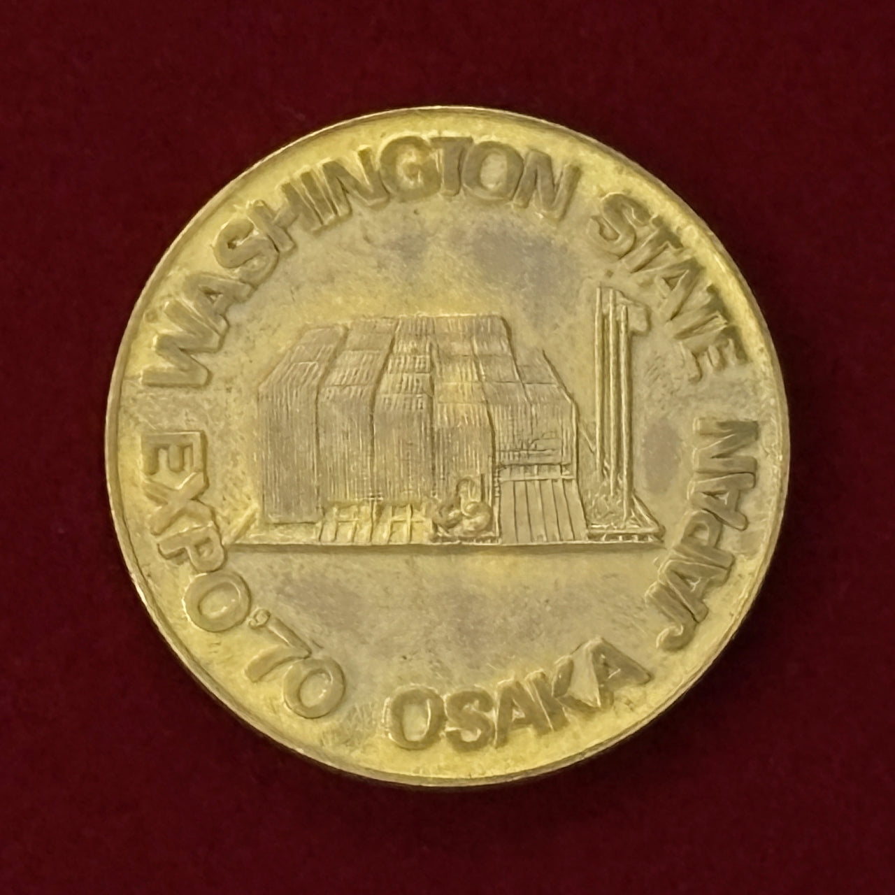 【日本】日本万国博覧会 ワシントン州館メダル 昭和45(1970)［C-0000643］
