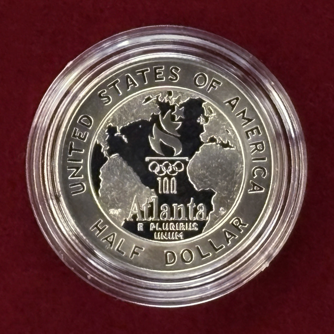 [USA] 1996 Atlanta Olympics Half Dollar Cupronickel Proof 1995 [C-0000653]