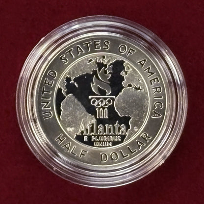 [USA] 1996 Atlanta Olympics Half Dollar Cupronickel Proof 1995 [C-0000653]