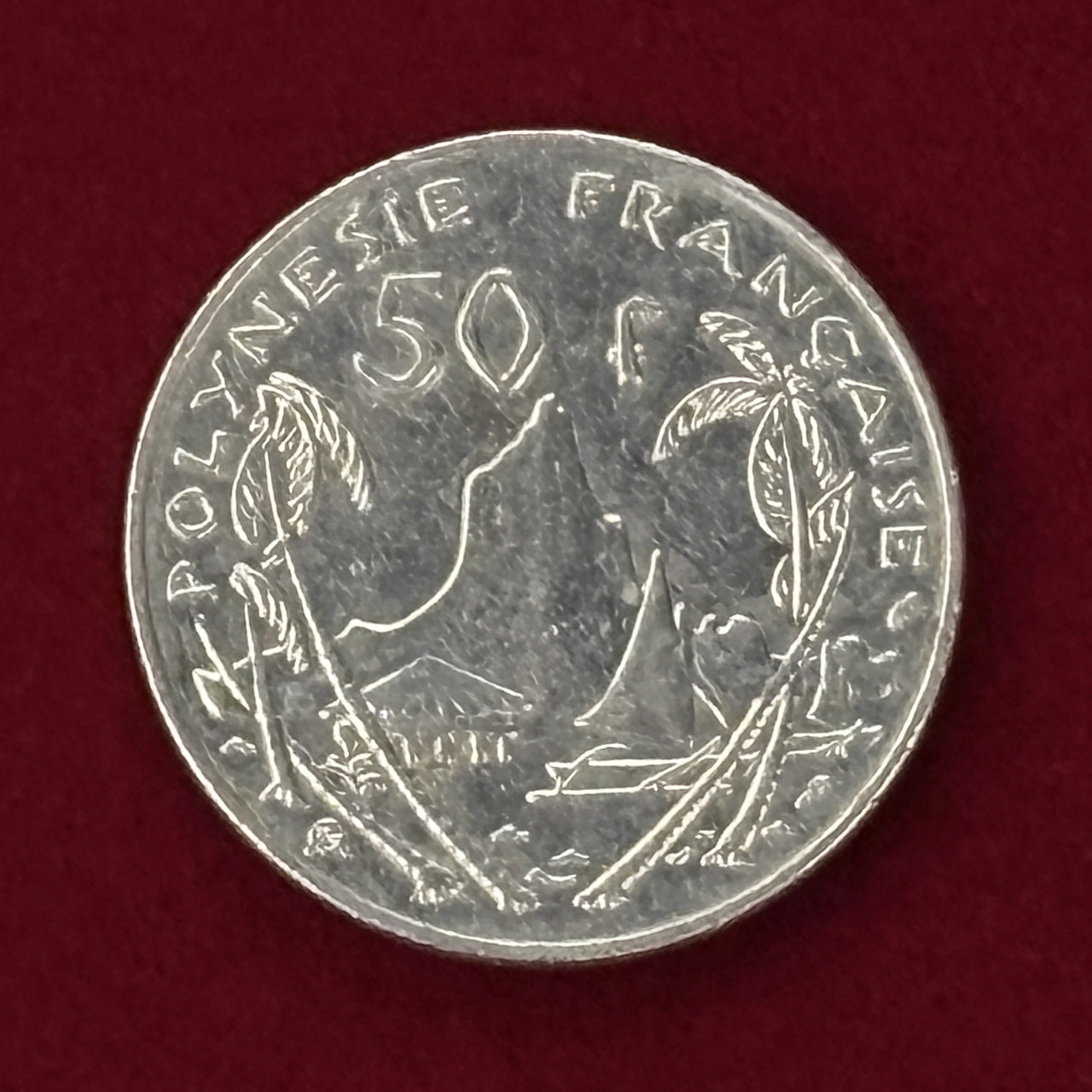 [French Polynesia] 50 Franc Nickel Coin 1982 [C-0000669]