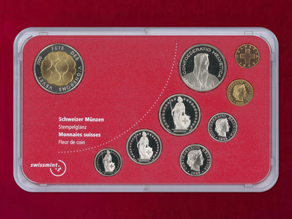 [Switzerland] Mint set, 9 discs, 1999 [C-0000245]