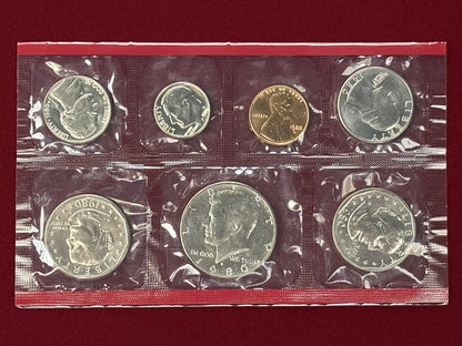 [USA] Coin Set of 7, 1980 [C-0000682]