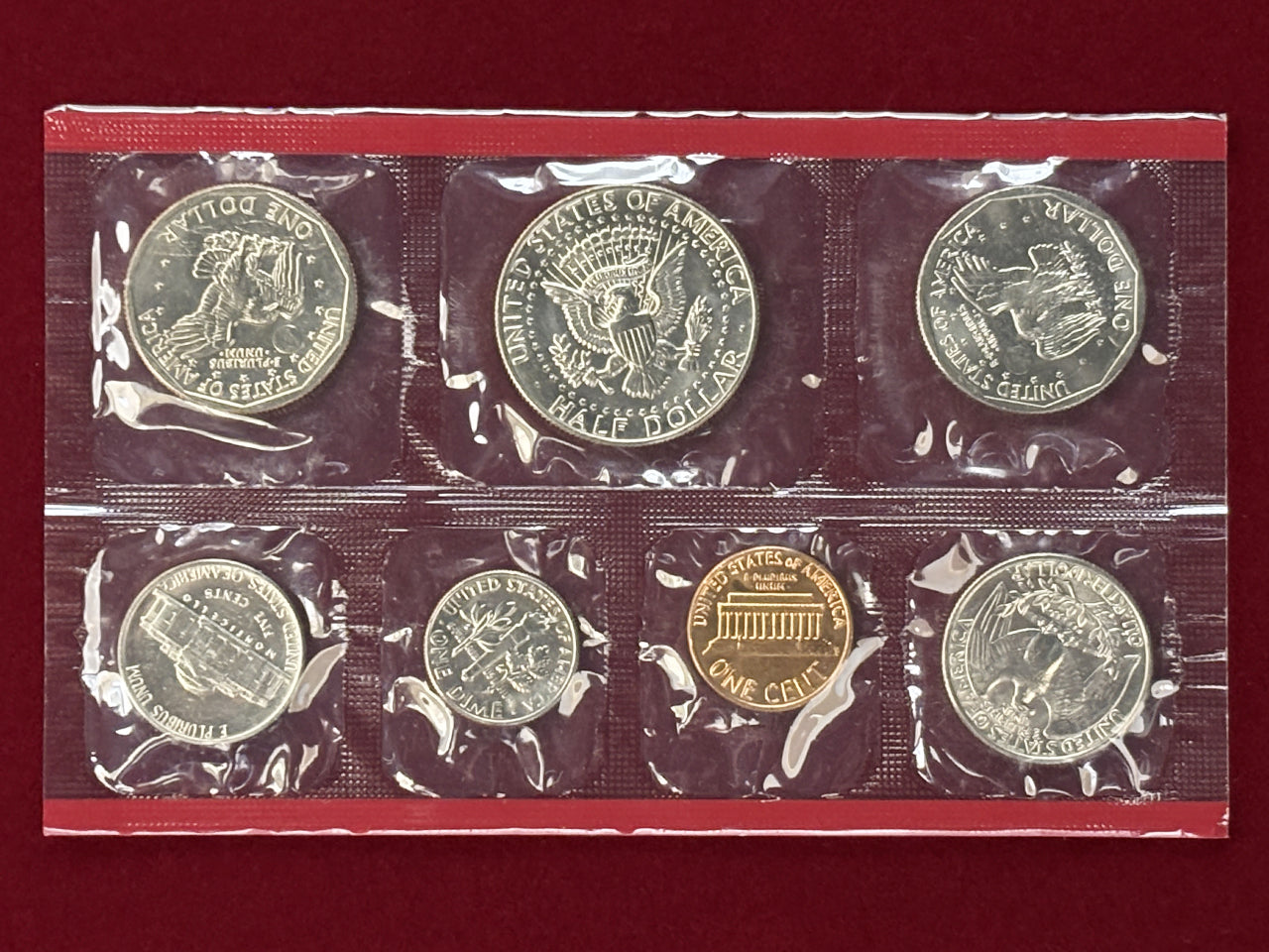 [USA] Coin Set of 7, 1980 [C-0000682]
