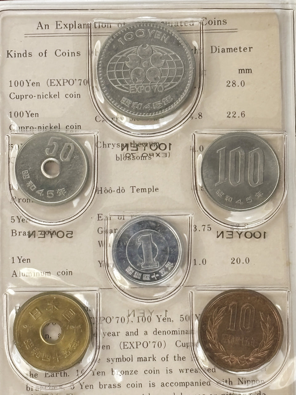 【日本】ミントセット 万博入 6枚組 昭和45(1970)［C-0000698］