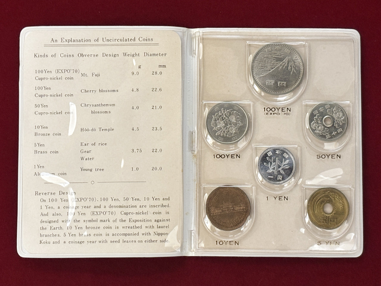 【日本】ミントセット 万博入 6枚組 昭和45(1970)［C-0000698］