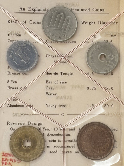 【日本】ミントセット 通常 5枚組 昭和46(1971)［C-0000699］