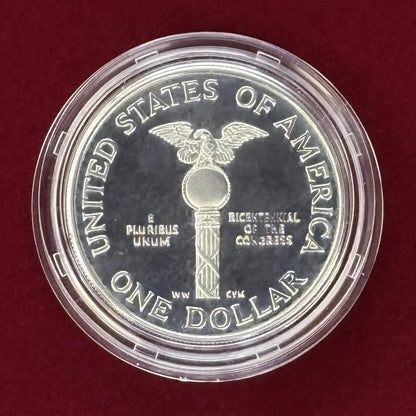 [USA] Congress Bicentennial Coin Set (2 Coins) 1989 [C-0000702]