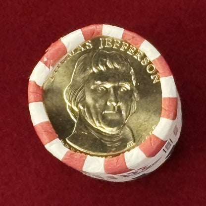 [USA] One Dollar Roll, 2nd President John Adams, 2007D [C-0000584]