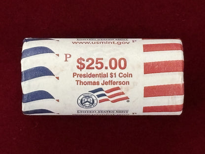 [USA] One Dollar Roll, 2nd President John Adams, 2007D [C-0000584]