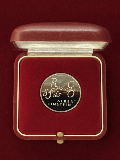 【スイス】アルバート・アインシュタイン生誕100周年記念 5フラン 白銅貨 プルーフ 1979［C-0000705］