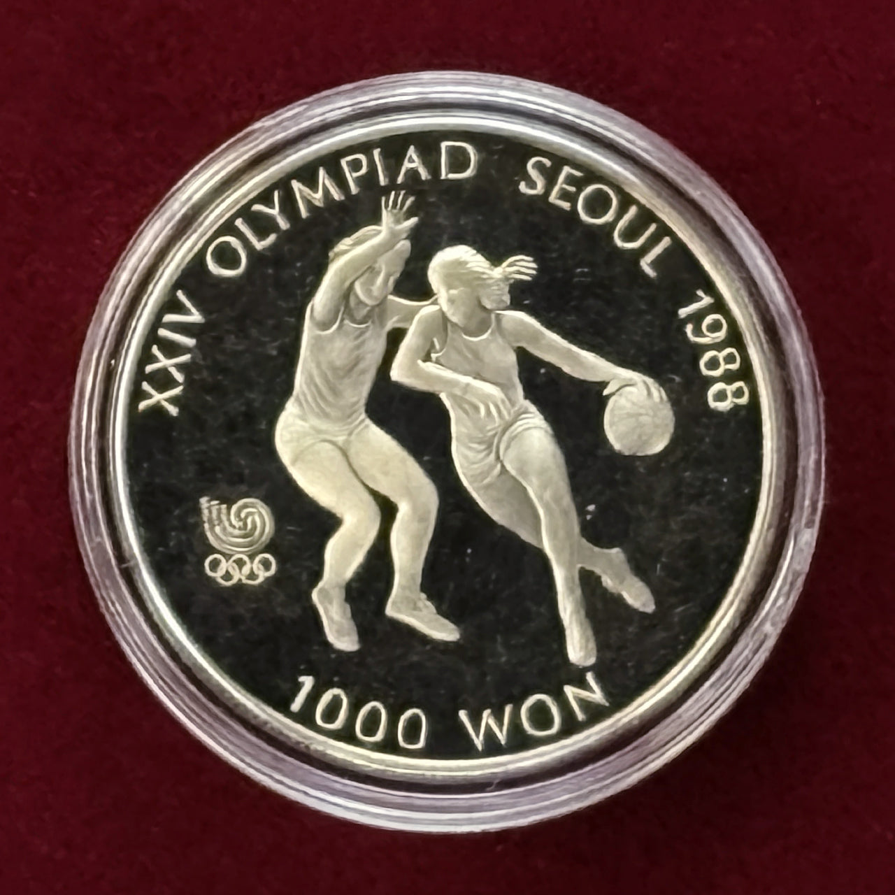 【韓国】1988年ソウルオリンピック記念 コインセット 2枚組 1986［C-0000706］