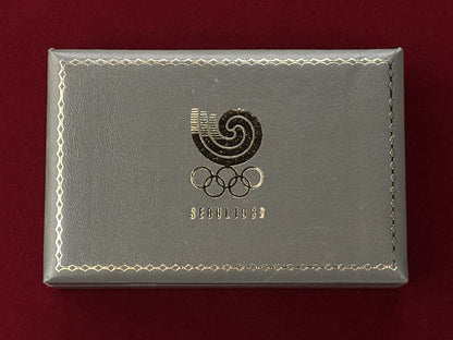 【韓国】1988年ソウルオリンピック記念 コインセット 2枚組 1986［C-0000706］