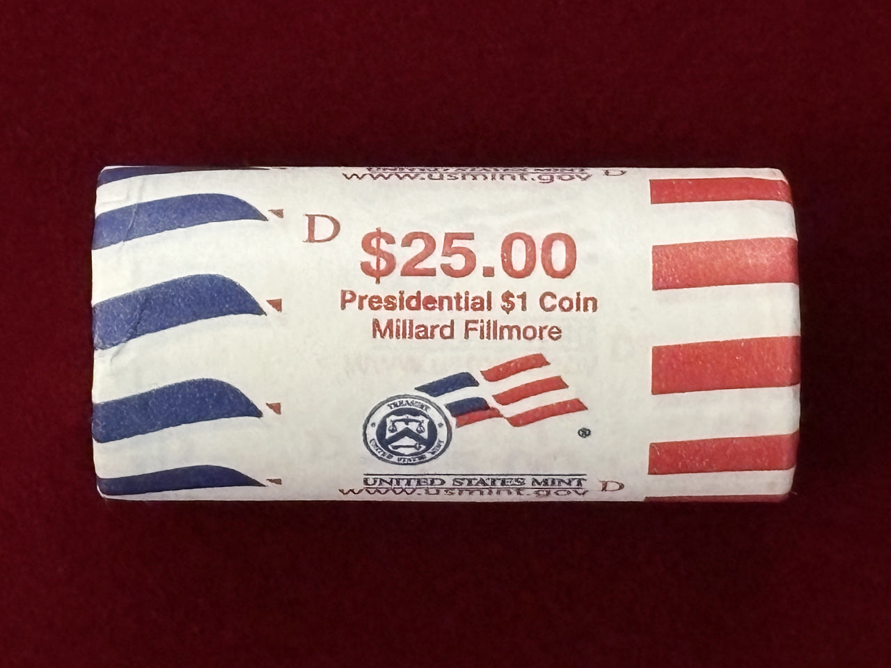 [USA] One Dollar Roll, 2nd President John Adams, 2007D [C-0000584]