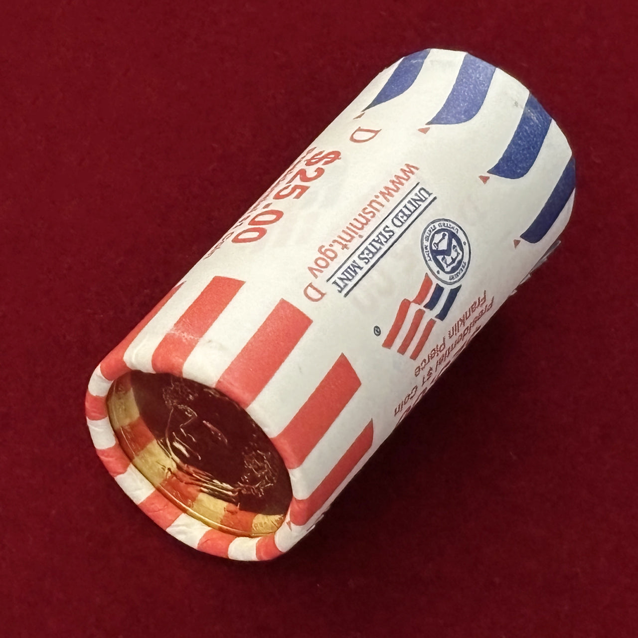 [USA] One Dollar Roll, 2nd President John Adams, 2007D [C-0000584]