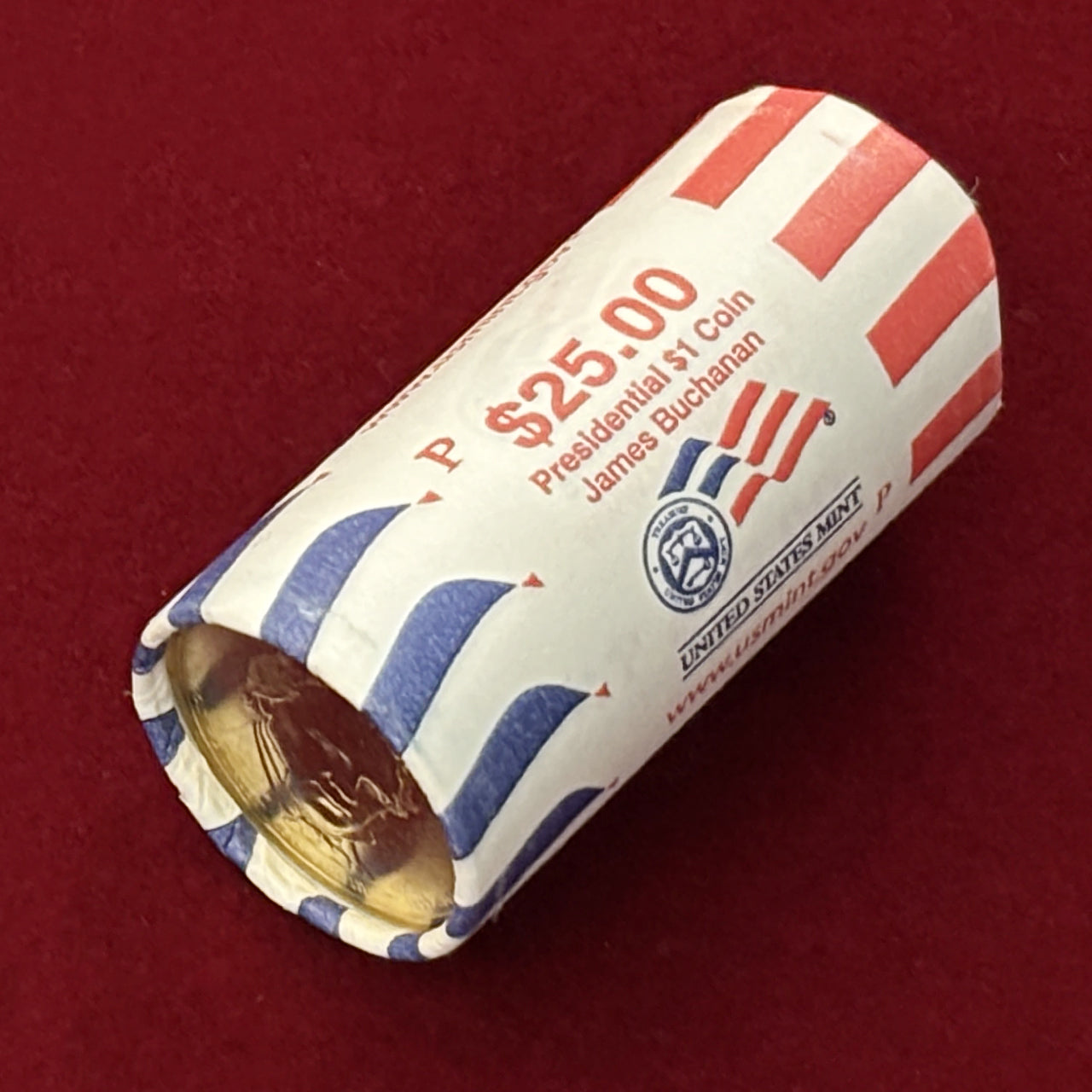 【アメリカ】1ドル ロール 第15代大統領 ジェームズ・ブキャナン 2010D［C-0000717］