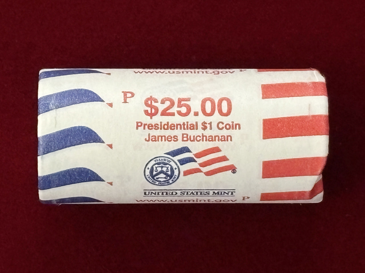 【アメリカ】1ドル ロール 第15代大統領 ジェームズ・ブキャナン 2010D［C-0000717］