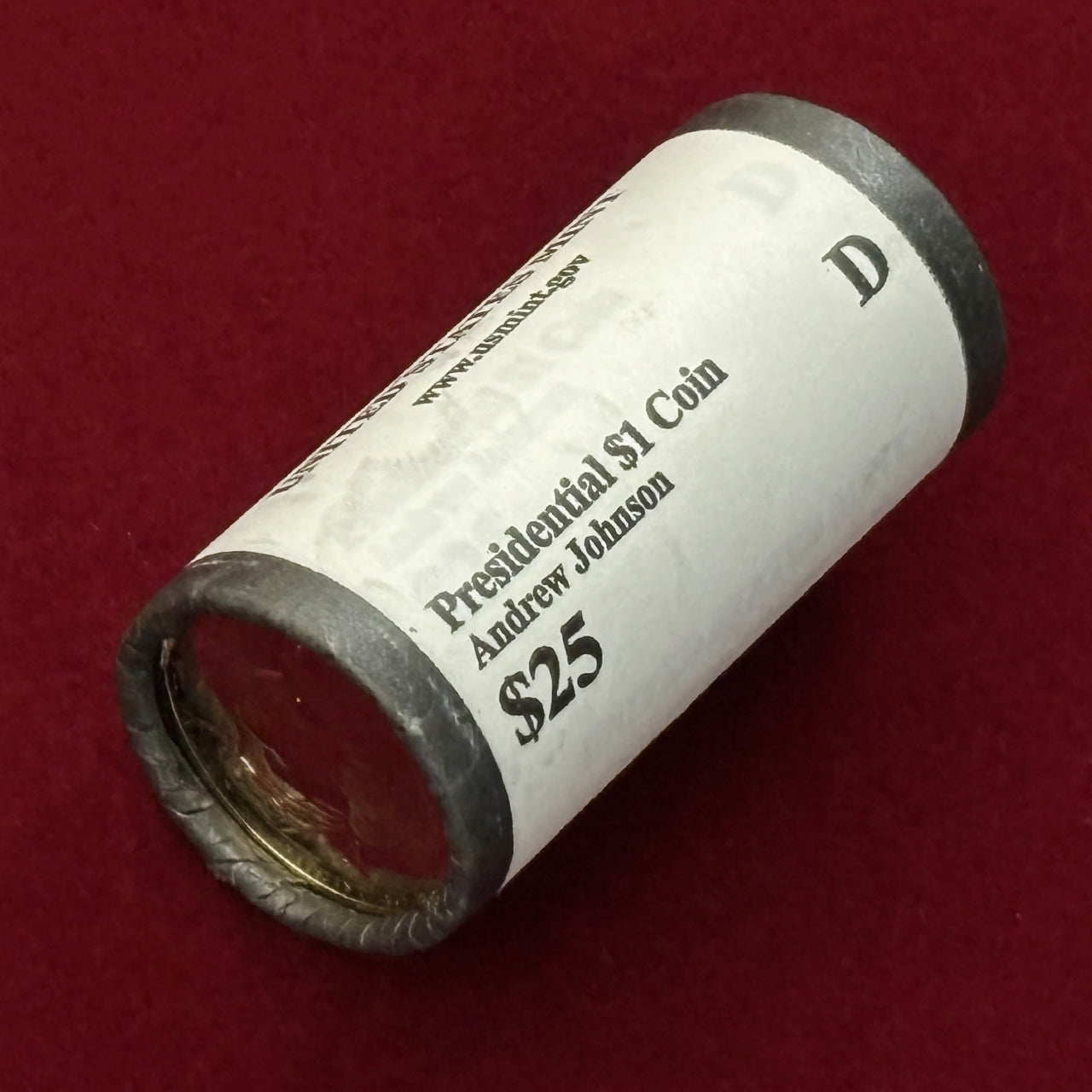 [USA] One Dollar Roll, 2nd President John Adams, 2007D [C-0000584]