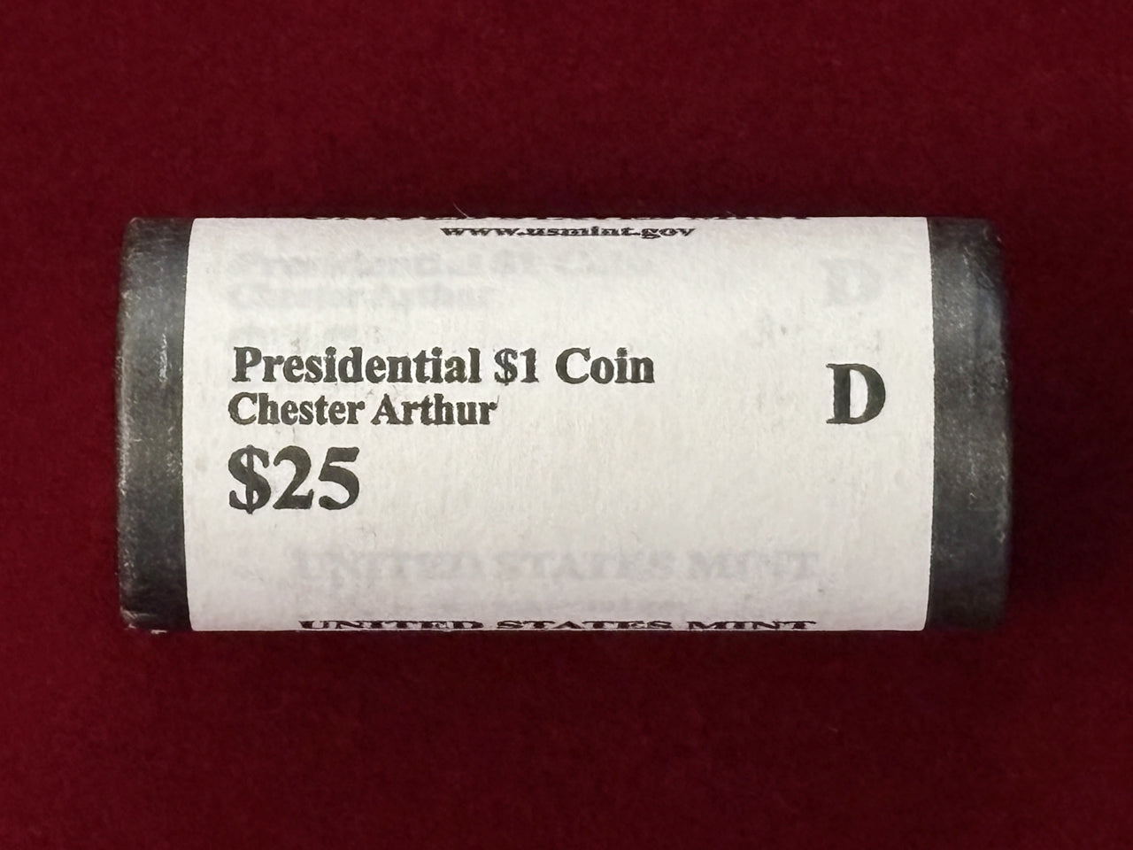 [USA] One Dollar Roll, 2nd President John Adams, 2007D [C-0000584]