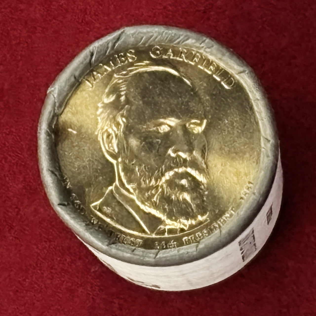 【アメリカ】1ドル ロール 第20代大統領 ジェイムズ・エイブラム・ガーフィールド 2011D［C-0000720］