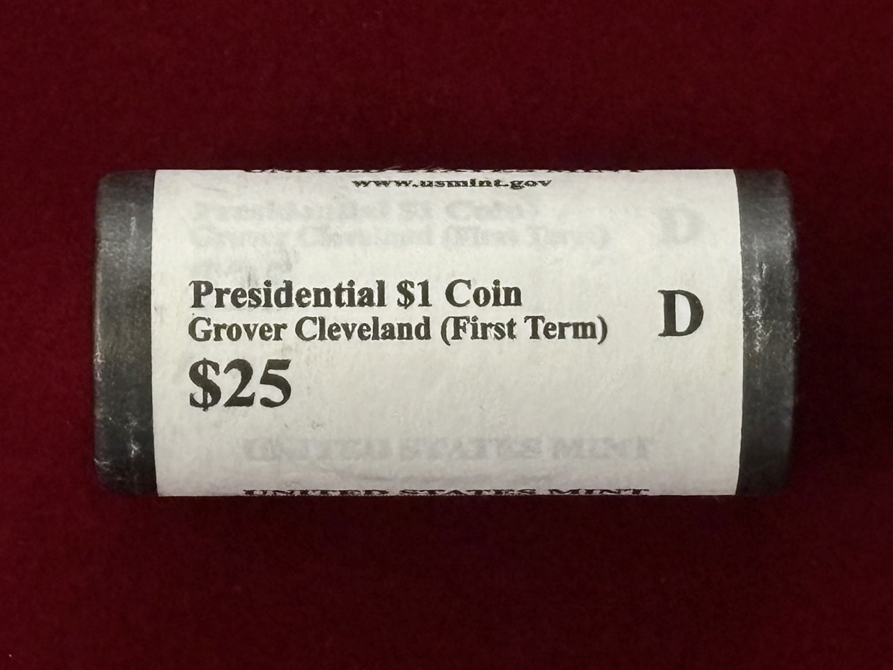 【アメリカ】1ドル ロール 第22代大統領 グローバー・クリーブランド 第1期 2012D［C-0000722］