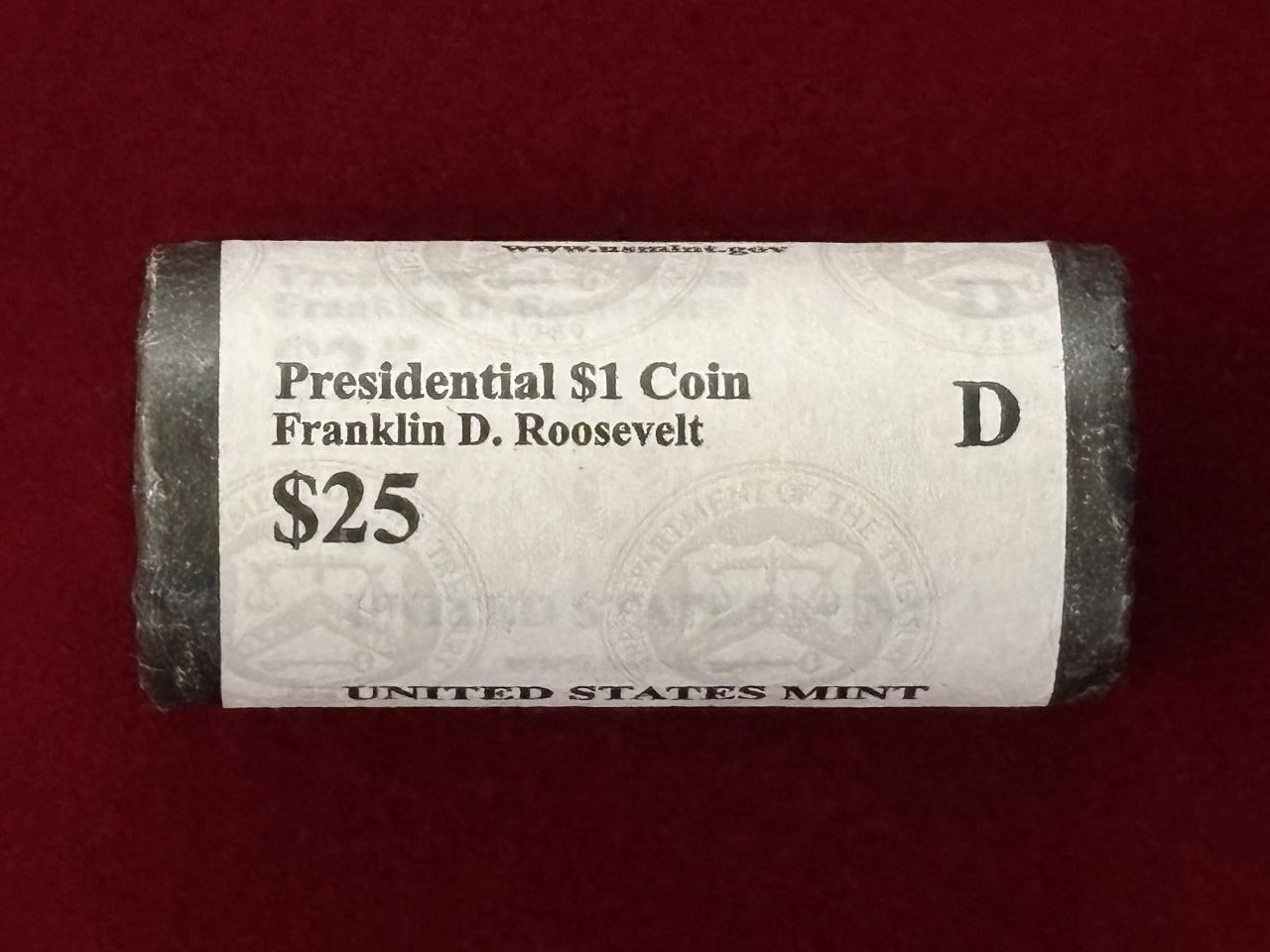 【アメリカ】1ドル ロール 第32代大統領 フランクリン・デラノ・ルーズベルト 2014D［C-0000725］