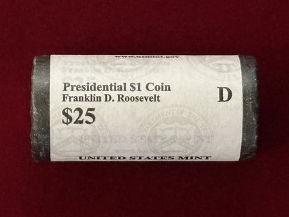 【アメリカ】1ドル ロール 第32代大統領 フランクリン・デラノ・ルーズベルト 2014D［C-0000725］