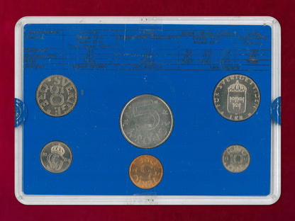 【スウェーデン】ミントセット 6枚組 1984［C-0000728］