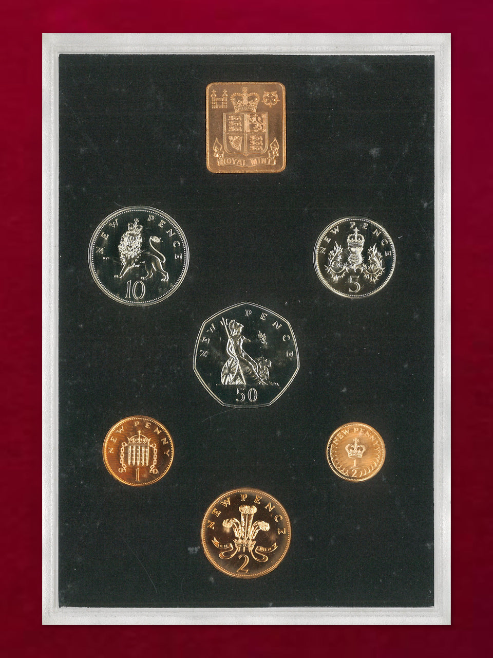 【イギリス】コインセット 6枚組 1971［C-0000729］