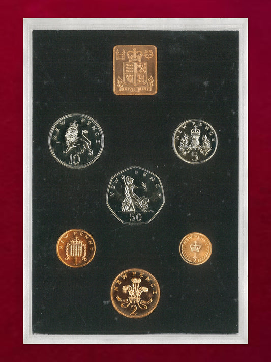 【イギリス】コインセット 6枚組 1971［C-0000729］