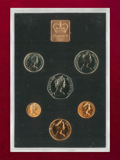 【イギリス】コインセット 6枚組 1971［C-0000729］