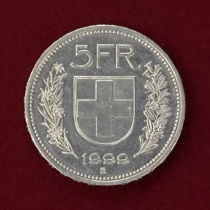 【スイス】5フラン 白銅貨［C-0000735］