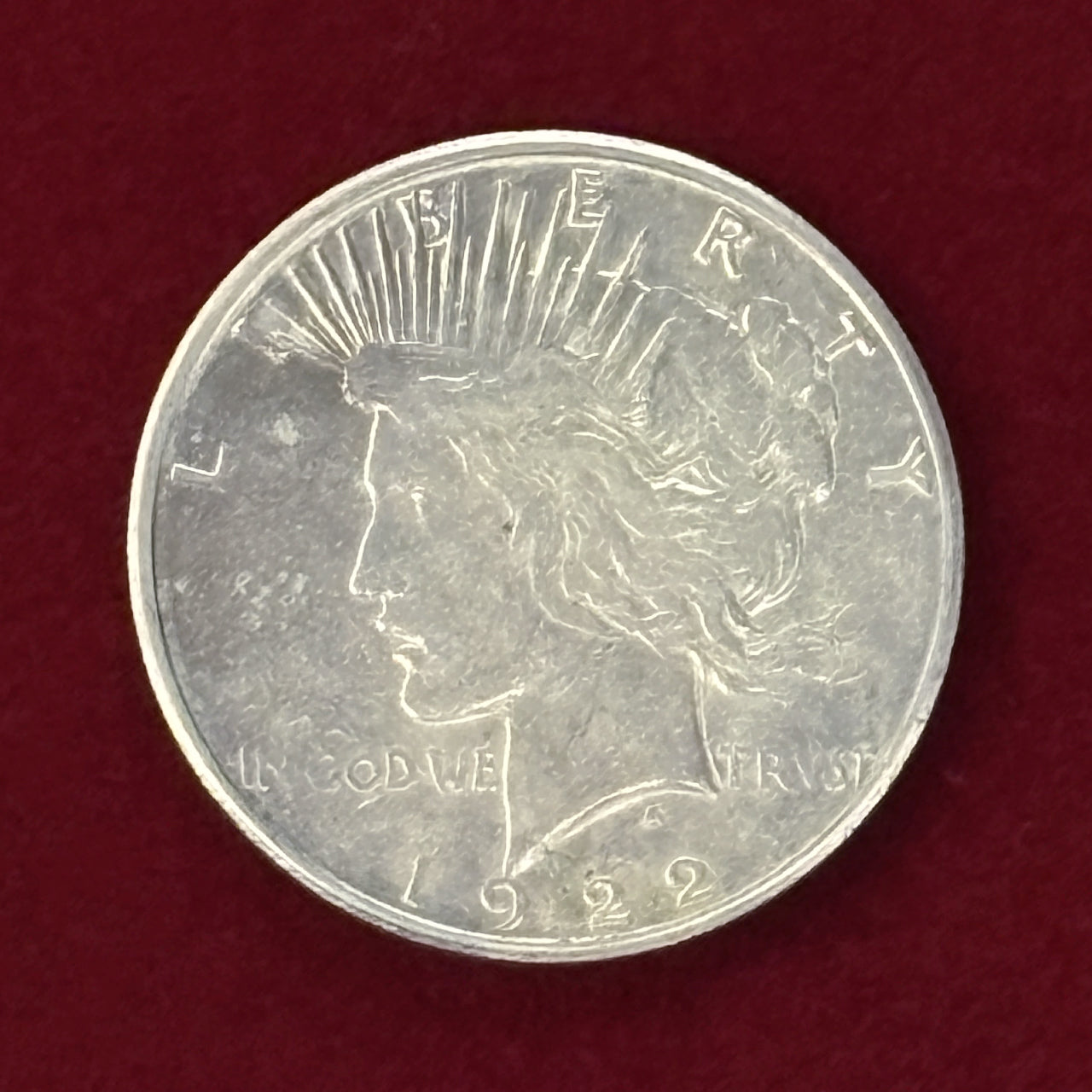 [USA] 1 Dollar Silver Coin Peace Dollar 1920s [C-0000736]