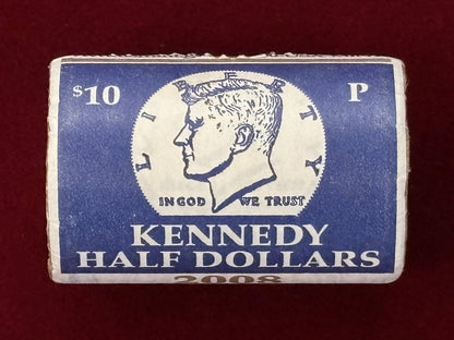 【アメリカ】ケネディ 1/2ドル ロール 2008P［C-0000737］