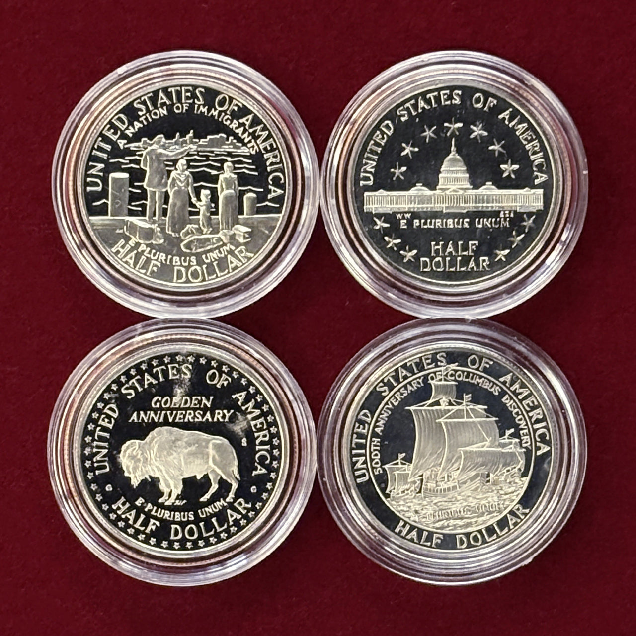 【アメリカ】1/2ドル 記念白銅貨 プルーフ 12枚組［C-0000741］