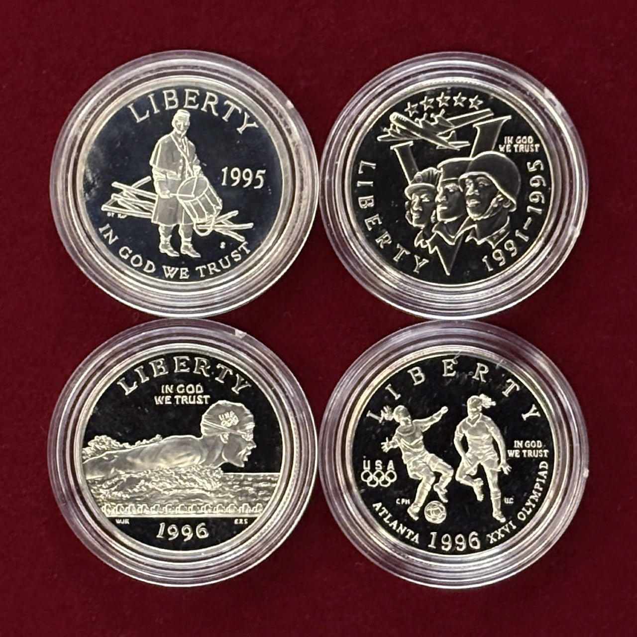 【アメリカ】1/2ドル 記念白銅貨 プルーフ 12枚組［C-0000741］