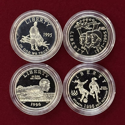 【アメリカ】1/2ドル 記念白銅貨 プルーフ 12枚組［C-0000741］