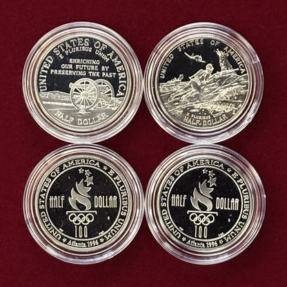 【アメリカ】1/2ドル 記念白銅貨 プルーフ 12枚組［C-0000741］