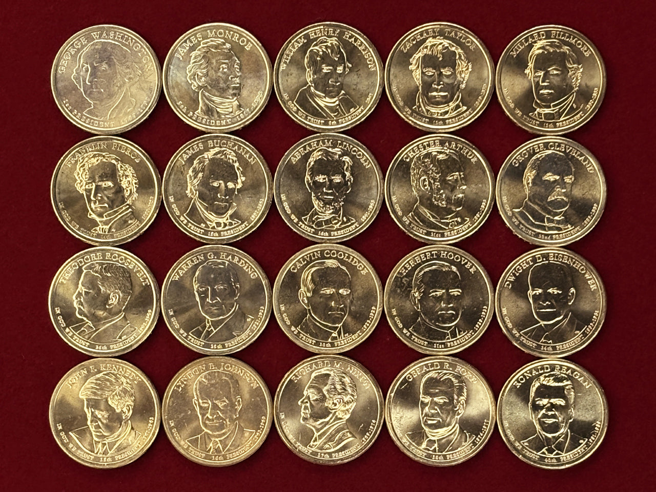[USA] Presidential $1 Coin, Set of 20 [C-0000743]